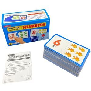 NEW Lakeshore Learning Tactile Match-Ups BIG TEXTURED NUMBER CARDS 30 numbers